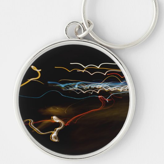 zwarte schutter sleutelhanger (Voorkant)