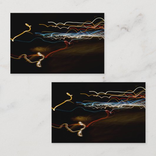 zwarte schutter visitekaartje (Voorkant / Achterkant)