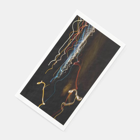 zwarte schutterpapier gasthanddoeken servet (Hoek)