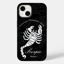 Zwarte Scorpio Zodiac Astrology Personality Custom
