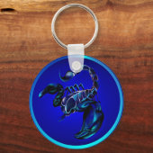 Zwarte Scorpion-Sleutelhangers Sleutelhanger (Voorkant)