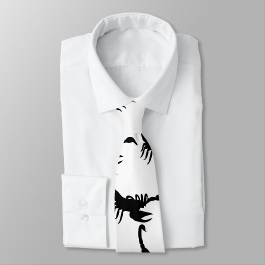 Zwarte Scorpions Stropdas (Gebonden)