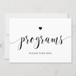 Zwarte Script-programma's Neem één teken