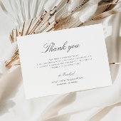 zwarte scriptbegrafenis bedankt kaarten