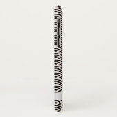 Zwarte Seigaiha Japanse Pattern Persoonlijke naam Case-Mate iPhone Case (Achterkant/links)