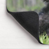 Zwarte Senior Pommeren Muismat (Hoek)