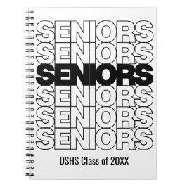 Zwarte Seniors Seniors Seniors Notitieboek