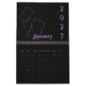 Zwarte Sering Custom Kalender (Jan 2027)