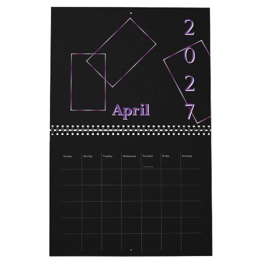 Zwarte Sering Custom Kalender (Apr 2027)