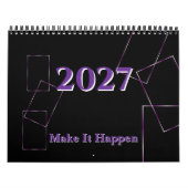 Zwarte Sering Custom Kalender (Hoes)