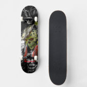Zwarte Shaman Custom Skateboard (Voorkant)