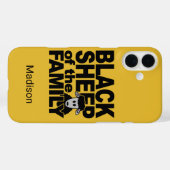 Zwarte Sheep, aangepaste naam en telefoonbehuizing Case-Mate iPhone Case (Achterkant (horizontaal))