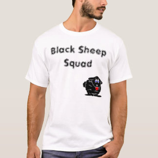 Zwarte-Sheep Squad T-shirt