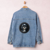 zwarte shih tzu denim jacket (Hangar)