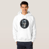 zwarte shih tzu hoodie (Voorkant volledig)