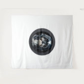 zwarte shih tzu wandkleed (Voorkant (horizontaal))