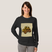 Zwarte shirt met lange mouwen (Voorkant volledig)