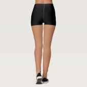 Zwarte Shorts Leggings (Achterkant)