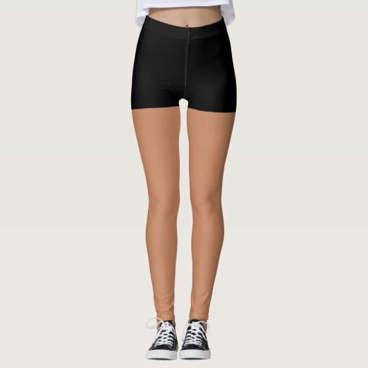 Zwarte Shorts Leggings (Voorkant)
