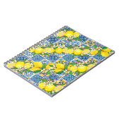 Zwarte Siciliaanse Tegels Citrus Lemons Notitieboek (Linkerzijde)