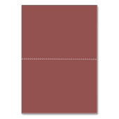 Zwarte sierborder marsala plaatskaart kaart (Achterkant)