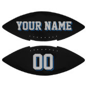 ZWARTE SILVER GRAY EN BLAUW Football (Panelen)