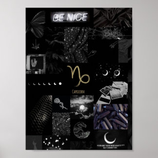 zwarte , simplistische kunstkunst poster