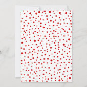 Zwarte Sinterklaas in rood kerstfeestje Kaart (Achterkant)