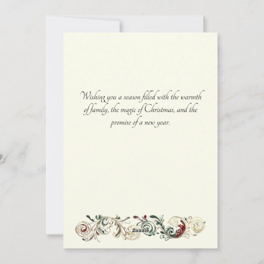 Zwarte Sinterklaas Kerstmis Kerstboom Feestdagenkaart (Achterkant)