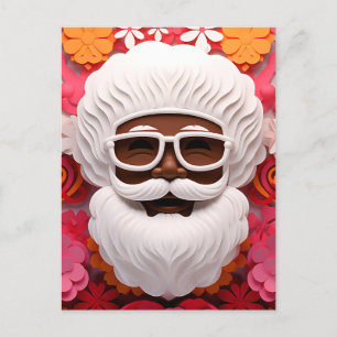 Zwarte Sinterklaas Melanine Kerst Lelijke Trui Briefkaart