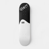 Zwarte Skateboard en White Ghost (Voorkant)