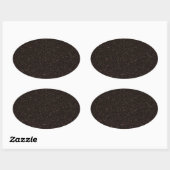 Zwarte Skateboard Griptape Ovale Sticker (Vel)