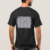 zwarte skist t-shirt (Achterkant)