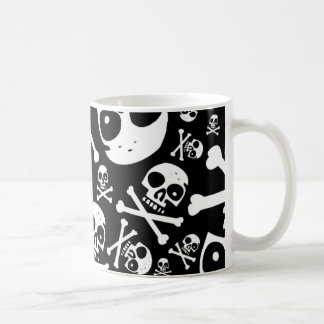 Zwarte Skulls Koffiemok
