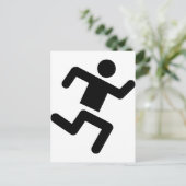 zwarte slager briefkaart (Staand voorkant)