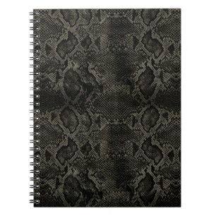 Zwarte slang afdrukken notitieboek