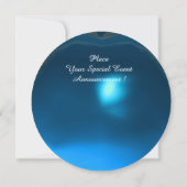 ZWARTE SLANG DRAGON BLAUWE SAPPHIEREDEEL STEEN KAART (Achterkant)