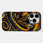 Zwarte Slang Kunst Phonehoesje Case-Mate iPhone Case (Achterkant (horizontaal))