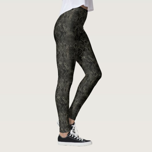 Zwarte slang leggings (Rechts)