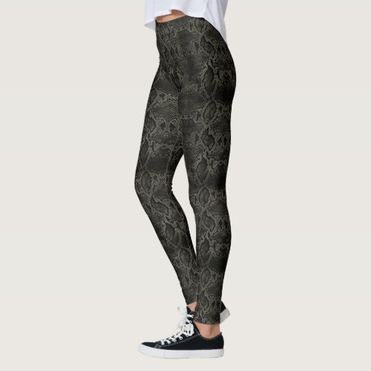Zwarte slang leggings (Links)