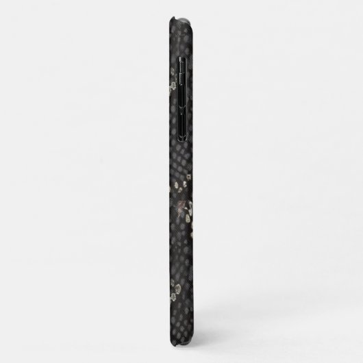 Zwarte slang met diamantpatroon Case-Mate iPhone case (Achterkant/links)