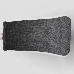 Zwarte slangenhuid golfheadcover