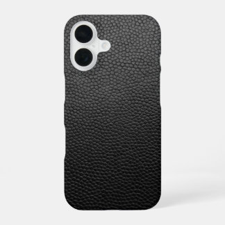 Zwarte Slangenhuid iPhone 16 Hoesje