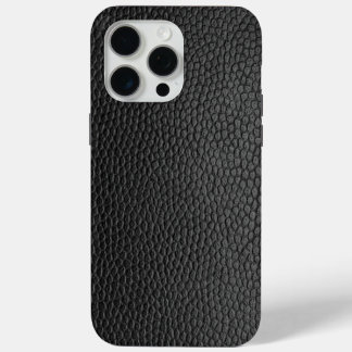 Zwarte Slangenhuid iPhone 15 Pro Max Case