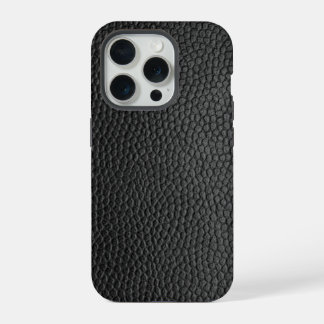 Zwarte Slangenhuid iPhone 15 Pro Case
