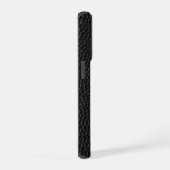 Zwarte Slangenhuid iPhone Hoesje (Rechterkant)