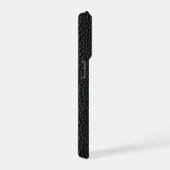 Zwarte Slangenhuid iPhone Hoesje (Rechterkant)
