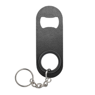 Zwarte slangenhuid mini flessenopener
