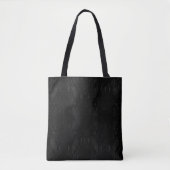 Zwarte Slangenhuidprint Tote Bag (Voorkant)