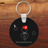 Zwarte Sleutelhanger (Voorkant)